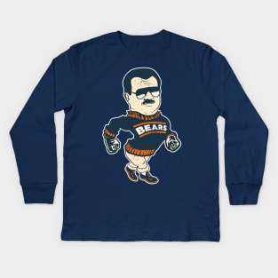 Ditka Mascot Kids Long Sleeve T-Shirt